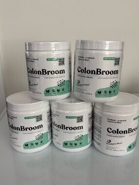ColonBroom Fiber Supplement - Strawberry Flavor (5 Pack)